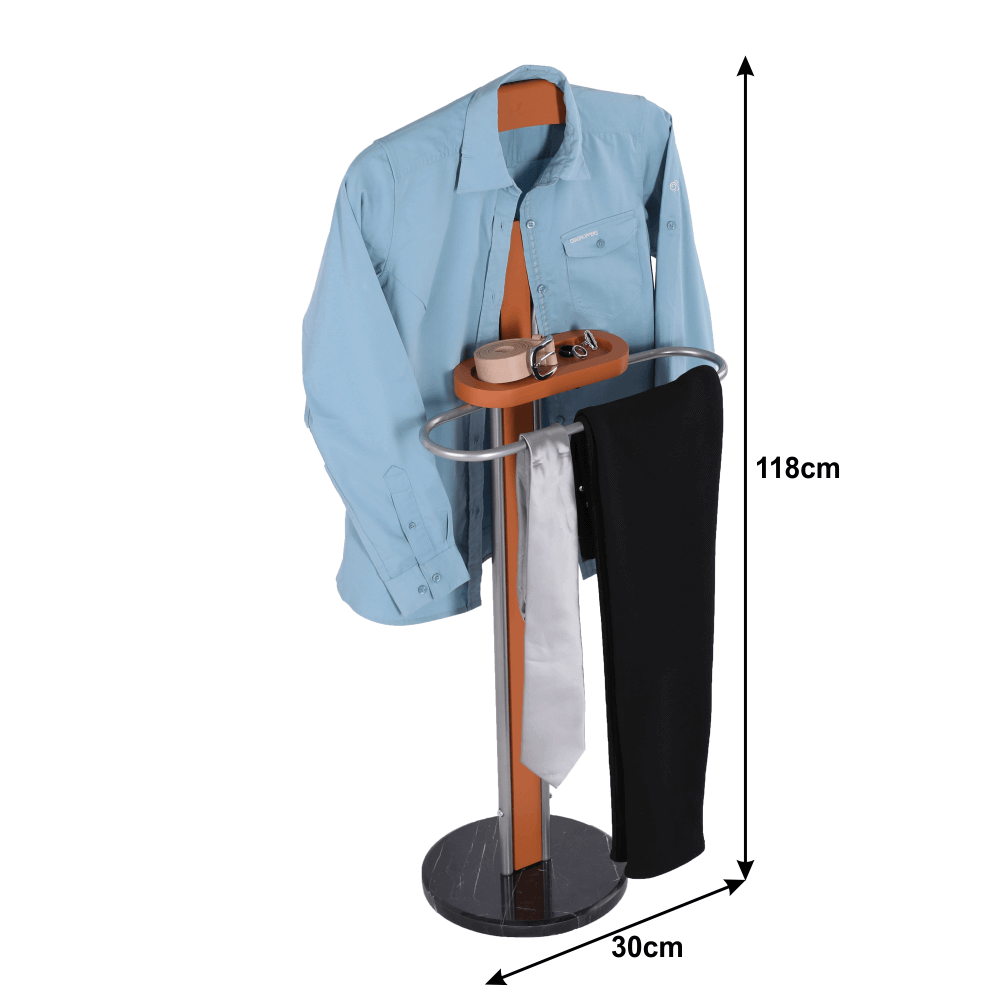 Cuier servitorul surd, fag/argintiu, LUKE