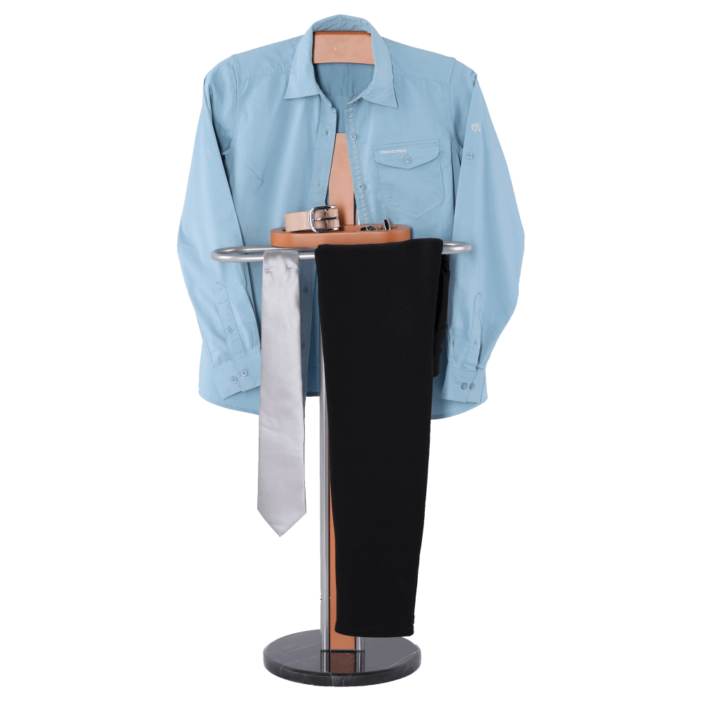 Cuier servitorul surd, fag/argintiu, LUKE