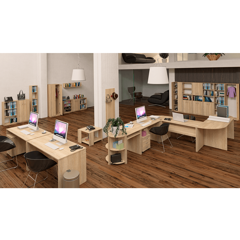 Etajeră, stejar sonoma, TEMPO ASISTENT NEW 001