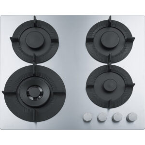 Plita incorporabila Franke Maris Free FHMF 604 3G DC C 106.0541.746, Gaz, 4 arzatoare, Arzator dubla coroana, Aprindere electrica integrata, Dispozitiv de siguranta, Gratare de fonta, Latime 59 cm, Inox satinat