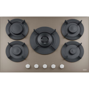 Plita incorporabila Franke Maris Free FHMF 755 4G DC C 106.0541.756, Gaz, 5 arzatoare, Arzator dubla coroana, Aprindere electrica integrata, Dispozitiv de siguranta, Gratare de fonta, Latime 75 cm, Lunar Grey
