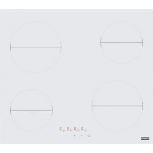 Plita incorporabila vitroceramica Franke FHR 604 C T WH 108.0530.026, Electrica, 4 zone de gatit, Control touch, Indicator caldura reziduala, Latime 59 cm, Alb