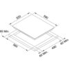 Plita incorporabila vitroceramica Franke FHR 604 C T WH 108.0530.026, Electrica, 4 zone de gatit, Control touch, Indicator caldura reziduala, Latime 59 cm, Alb