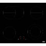Plita incorporabila Franke FHR 604 C TOD BK 108.0530.027, Electrica, 4 zone de gatit, Indicator caldura reziduala, Control touch, Latime 59 cm, Sticla, Negru