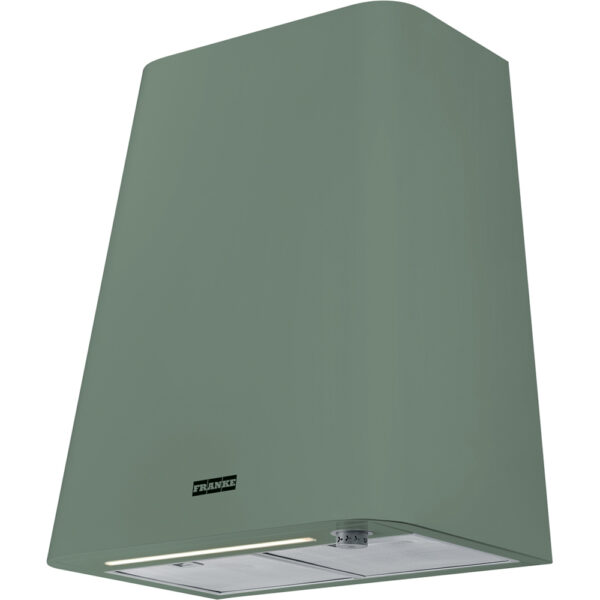 Hota Franke Smart deco FSMD 508 GN 335.0530.200, Decorativa perete, Capacitate 650 m3/H (maxim, mod evacuare), 3 viteze+intensiv, Comanda mecanica, Latime 50 cm, Matt Dusty Green