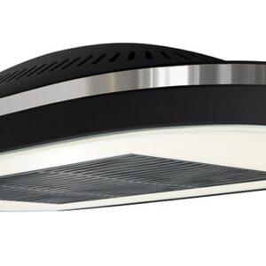 Hota insula Franke CLOUD 1106 BK 345.0529.584, Capacitate 680 m3/H (intensiv, mod evacuare), 3 viteze+intensiv, Control touch, Latime 115 cm, Negru