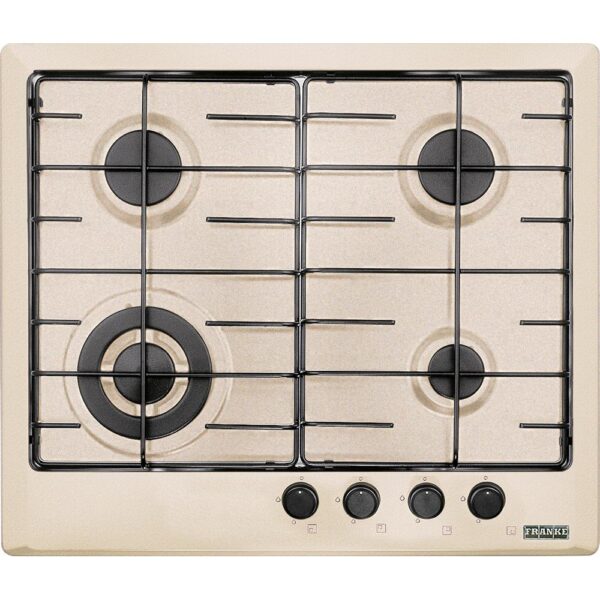 Plita incorporabila Franke Multi Cooking 600 FHM 604 3G TC SH E, 4 arzatoare gaz, 60 cm, Sahara 106.0037.680