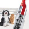 Aspirator vertical multifunctional cu acumulatori 2 in 1 Bosch Zoo'o ProAnimal BCH65PET, SensorBagless™, 0.9 l, 25.2 V, Li-Ion, Aut. 75 min, Duza ProAnimal, Rosu