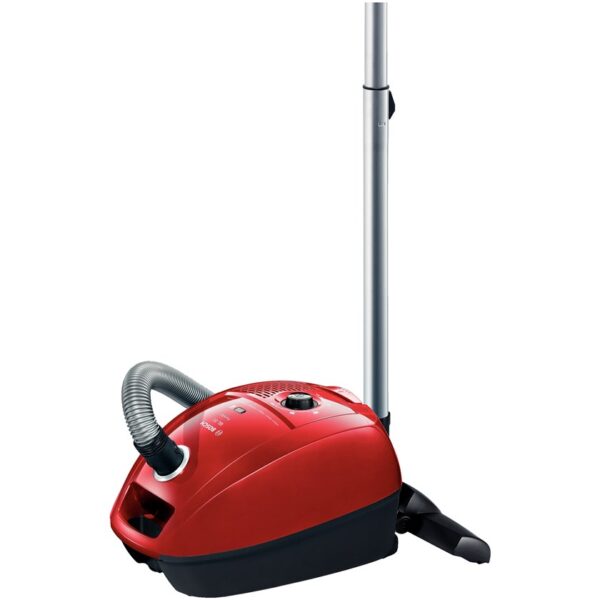 Aspirator cu sac Bosch BGL3B220 GL-30, 650W, Energie B, 4 l, PureAir, Rosu cireasa metalic