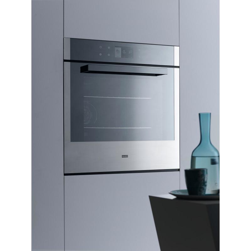 Cuptor incorporabil Franke Crystal Steel CR 913 M XS DCT , Electric, 18 functii, 74 l, Clasa A++, TFT, Touch control, Inox satinat/Mirror 116.0374.297