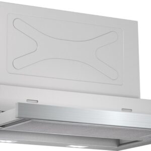 Hota Bosch Serie 4 DFS067A50, Telescopica incorporabila, 60 cm, 400 m3/h, 3 trepte de putere + Intensiv, Motor EcoSilence Drive, Maner inox pentru extragere