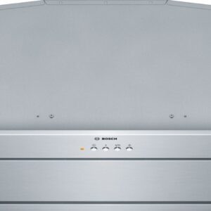 Hota incorporabila Bosch DHL885C, Caseta total incorporabila, latime 84 cm, max 730 mc/h, control electronic prin taste, 3 trepte de putere + Intensiv, Argintiu