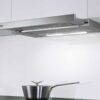 Hota telescopica AEG DPB5650M, 60 cm, 1 motor, 647 mc/h, 3 viteze+intensiv, Control electronic, Fara panel frontal