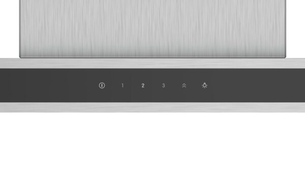 Hota Bosch Serie 4 DWB67FM50, Semineu dreapta, 60 cm, max 720 m3/h, TouchControl si afisaj electronic, 3 trepte de putere + Intensiv, Inox