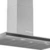 Hota Bosch Serie 4 DWB97FM50, Semineu dreapta, 90 cm, max 710 m3/h, TouchControl si afisaj electronic, 3 trepte de putere + Intensiv, Inox