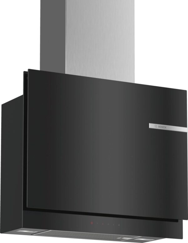 Hota Bosch DWF67KM60, Absorbtie periferica, 710 mc/h, 60 cm, TouchControl, PowerBoost, Sticla neagra