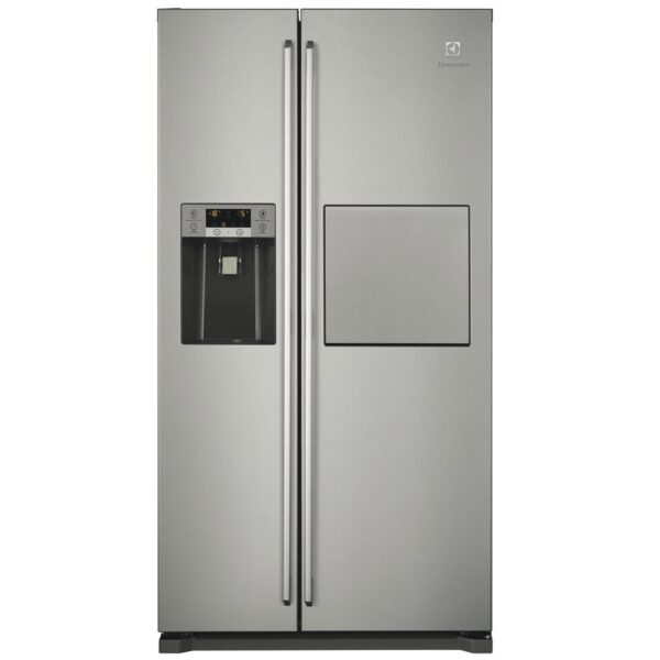 Frigider Side by Side Electrolux EAL6142BOX, 527 l, No Frost, A+, LCD, LED,Dozator, Inox