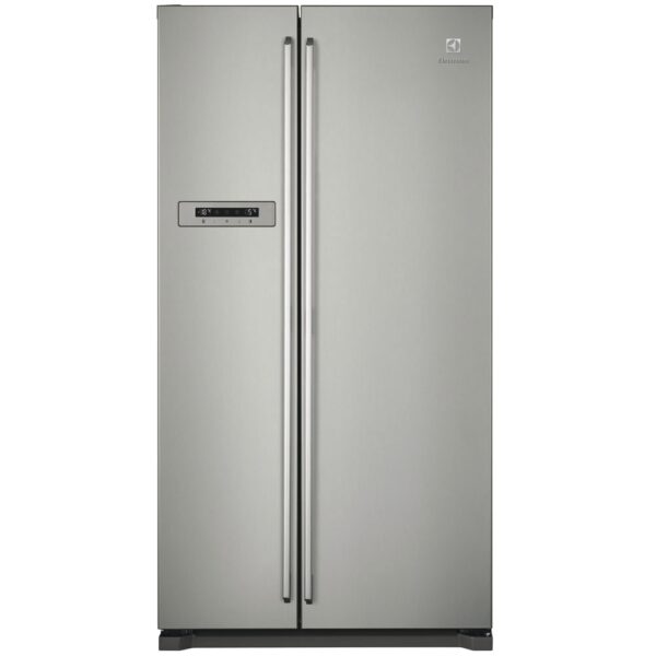 Frigider Side by Side Electrolux EAL6240AOU, 577 l, No Frost, A+, Display, LED, Inox