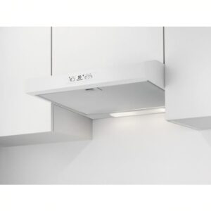 Hota traditionala Electrolux EFU216W, 272 m3/h, 3 viteze, Filtru metalic, 60 cm, Alb