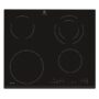 Plita incorporabila Electrolux Combi EHG46341FK, 4 zone (2 inductie 2 electrice), Circuit dublu rotund, 59 cm, Sticla neagra