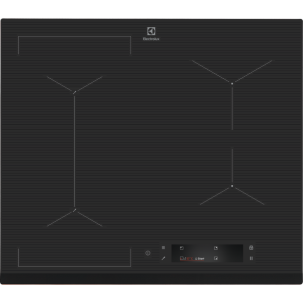 Plita incorporabila cu inductie Electrolux EIS6648, 4 zone de gatit, Gatire asistata SensePro, Ecran TFT, Control touch, Booster, Conectivitate hota, Timer, Oprire automata, Blocare de siguranta pentru copii, Functie punte, Functie pauza, 59 cm, Negru