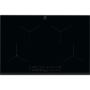 Plita incorporabila cu inductie Electrolux EIS8134, 4 zone de gatit, Gatire asistata SenseFry, Control touch, Booster, Conectivitate hota, Timer, Oprire automata, Blocare de siguranta pentru copii; Semnal acustic, Functie pauza, 78 cm, Negru