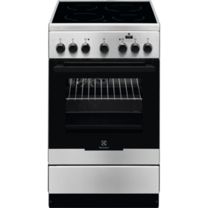 Aragaz Electrolux EKC52950OX 50x60 cm, Plita vitroceramica 4 zone de gatit, Cuptor electric multifunctional (11 functii) Plus Steam -gatire cu abur, Grill electric, 54 l, Inox