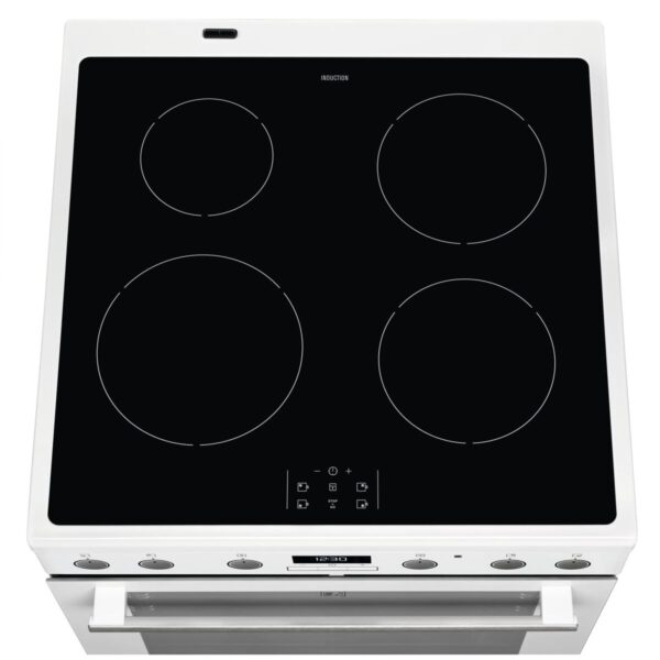 Aragaz Electrolux EKC54550OW, 4 Arzatoare vitroceramice, Cuptor electric, Grill, Clasa A-10%, 50x60 cm, Alb