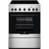 Aragaz Electrolux EKC61960OX, electric, 4 zone de gatit, 11 functii, grill, plus steam, 60x60 cm, inox