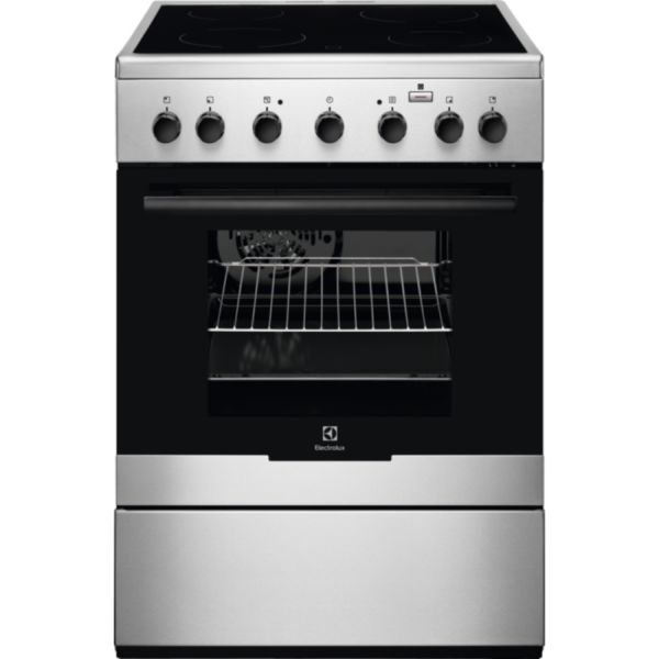 Aragaz Electrolux EKC61960OX, electric, 4 zone de gatit, 11 functii, grill, plus steam, 60x60 cm, inox