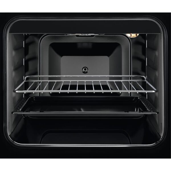 Aragaz Electrolux EKG51154OX, Gaz, 4 Arzatoare, Aprindere integrata plita si cuptor, Grill, Rotisor, 50x60 cm, Inox