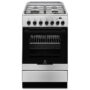 Aragaz Electrolux EKK52950OX 50x60 cm, Mixt, 4 arzatoare gaz, Cuptor electric multifunctional (11 functii), Plus Steam -gatire cu abur, Grill electric, 57 l, Inox