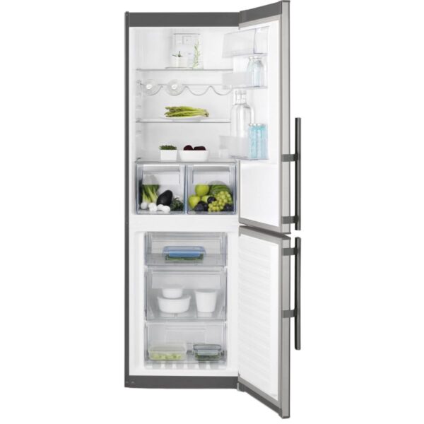 Combina frigorifica Electrolux EN3453MOX, No Frost, 318 l, A++, H 184.5 cm, Inox