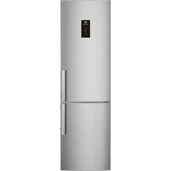 Combina frigorifica Electrolux EN3790MFX, No Frost, 334 l, Afisaj LCD pe usa Touch control, Clasa A++, H 200 cm, Inox antiamprenta