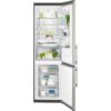 Combina frigorifica Electrolux EN3790MFX, No Frost, 334 l, Afisaj LCD pe usa Touch control, Clasa A++, H 200 cm, Inox antiamprenta