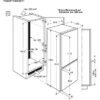 Combina frigorifica incorporabila Electrolux ENN3101AOW, 303 l, A+, H 184.2 cm, Alb