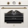 Cuptor incorporabil Electrolux EOA5220AOV, Electric, 72 l, 9 functii, Timer analogic, Retro Bej/Auriu