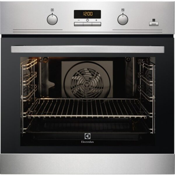 Cuptor Electrolux EOB3454AOX + Plita Electrolux KGS6426SX, 9 functii, convectie, abur, 72 l, 4 arzatoare, Fonta, Inox