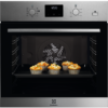 Cuptor incorporabil multifunctional Electrolux EOD3C50TX, Electric, 72 L, 8 functii gatire, SteamBake (gatire cu abur), Convectie, Autocuratare catalitica, Timer cu display electronic, Grill, Butoane retractabile, Clasa A, Inox