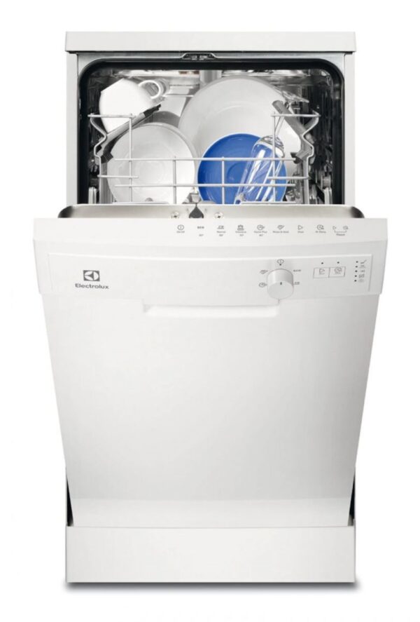 Masina de spalat vase Electrolux ESF4202LOW, Independenta, 9 seturi, 45 cm, 5 programe, 3 temperaturi, Clasa A+, Alb