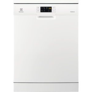Masina de spalat vase Electrolux ESF9516LOW, Independenta, 14 seturi, AirDry, Sertar MaxiFlex, Latime 60 cm, 6 programe, Motor Inverter, Afisaj digital, Clasa A+++, Culoare Alb