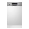 Masina de spalat vase Electrolux ESI4501LOX, Partial incorporabila, 45 cm, 9 seturi, 6 programe, AirDry, Motor Inverter, Clasa A+, Inox