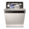 Masina de spalat vase Electrolux ESI8730RAX, Partial incorporabila, 15 seturi, Clasa A+++, 6 programe, Touch control, TimeManager, 60 cm, Inox