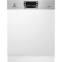 Masina de spalat vase partial incorporabila Electrolux ESI9500LOX, 14 seturi, AirDry, Sertar MaxiFlex, Latime 59.6 cm, 6 programe, Afisaj digital, Motor Inverter, Clasa A++