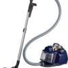 Aspirator fara sac Electrolux Silent Cyclonic Performer ESPC71DB, 650W, Hygiene Filter 12, perie DustMagnet Silent, Albastru inchis