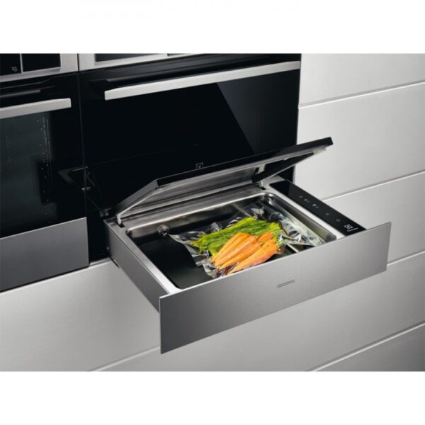 Sertar vidare Electrolux CombiVac EVD14900OX, Inaltime 14 cm, Inox