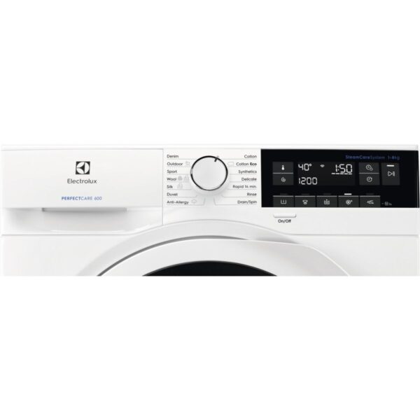 Masina de spalat rufe Electrolux EW6F328W, 8 kg, 1200 rpm, A+++ -20%, Inverter, Display, Alb