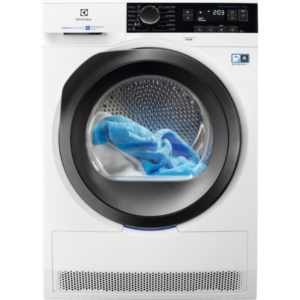 Uscator de rufe cu pompa de caldura Electrolux EW8HS259S, 9 kg, Clasa energetica A++, afisaj Touch LCD, Alb