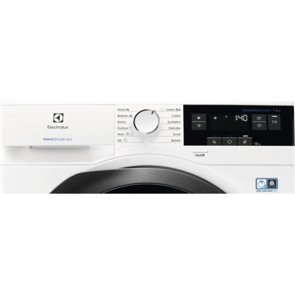 Uscator de rufe Electrolux EW9H378S, Condensare si pompa de caldura, 8 kg, A+++, Inverter, Alb