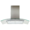 Hota Franke Glass Soft - FGC 925 XS Inox Satinat, Semineu arcada, 540 m3/h, 90 cm, Panel sticla